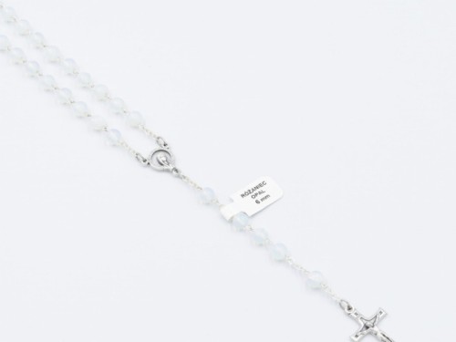 Różaniec z kamieni naturalnych opalit