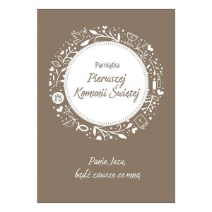 Panie Jezu, bądź zawsze ze mną - Pamiątka I Komunii Świętej 