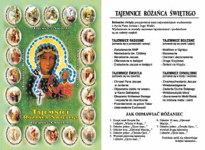 Obrazek Tajemnice Różańca - zestaw 400 sztuk - PROMOCJA