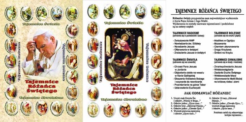 tajemnice różańca świętego