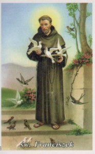 Pocztówka Św. Franciszek