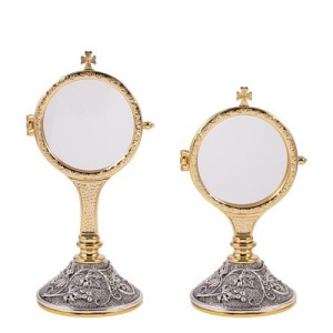 Monstrancja / kustodium złocone S/9