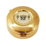 Hostiarka / cyborium złocone s/696-10