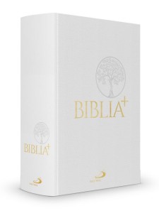 Biblia Plus - płótno biała Pismo Święte czytane metodą skrutacji