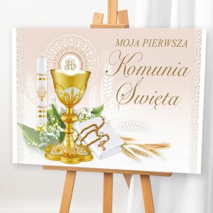 Plansza komunijna - plakat