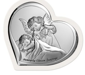 Obrazek Aniołek z latarenką ze srebra W/6449