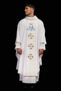 Biały ornat Maryjny
