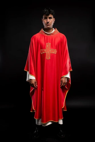 czerwony ornat mszalny-1