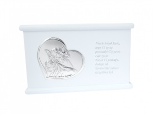 Skarbonka grająca z Aniołem Stróżem