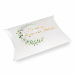 Krówki z sentencjami – Komunia Święta – pudełeczko na 3 krówki