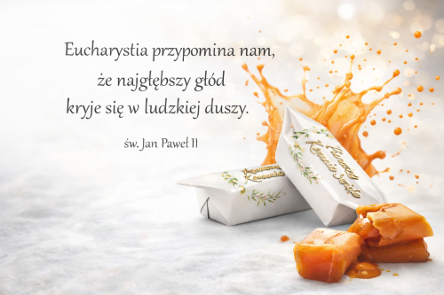 Krówki mleczne z sentencjami – Pierwsza Komunia Święta – 1 kg