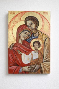 Ikona Świętej Rodziny – ręcznie malowany obraz sakralny