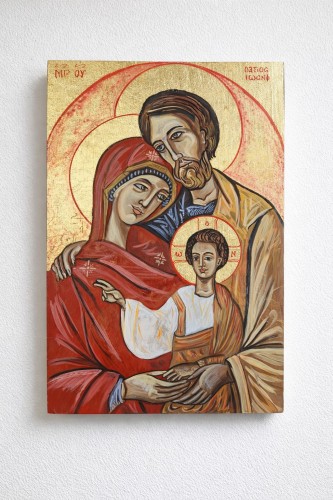 Ikona Świętej Rodziny – ręcznie malowany obraz sakralny