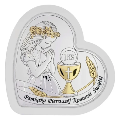 Obrazek dla dziewczynki na pamiątkę Pierwszej Komunii Świętej-1