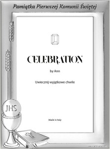 Ramka Pamiątka I Komunii Świętej 13x18 cm