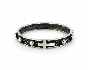 - Różaniec srebrny - obrączka / 3 ox