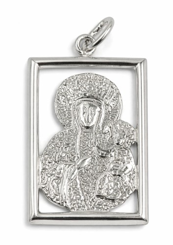 Medalik srebrny M.B. Częstochowska