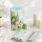 Książeczka A5 Pamiątka Komunijna „Kościółek pod Lipą”