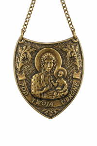 Ryngraf z Matką Bożą Częstochowską trzy wersje do wyboru 7,5 cm 