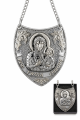 Ryngraf z Matką Bożą Częstochowską  kolor srebrny 7,5 cm-3