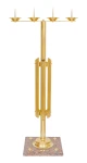 Lichtarz 1304 – mosiężny na podstawie granitowej (wys. 120 cm)