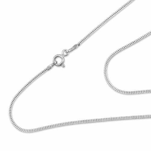 Łańcuszek srebrny tzw. lisi ogon