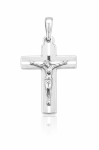 Krzyżyk srebrny z  wizerunkiem Chrystusa KD2003 