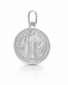 Medal ze srebra - Medalik św. Benedykta - trzy wielkości do wyboru-2