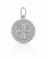 Medal ze srebra - Medalik św. Benedykta - trzy wielkości do wyboru-3