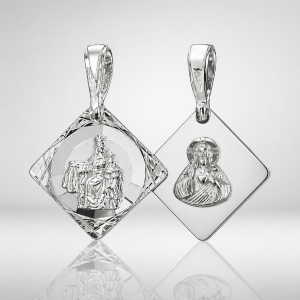 Medalik srebrny Matka Boża Szkaplerzna MD1117