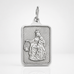 Medalik srebrny próby 925 – Matka Boża Szkaplerzna