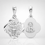 Medalik srebrny Szkaplerz MD1107