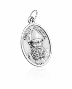 Medalik srebrny Święty Charbel M506