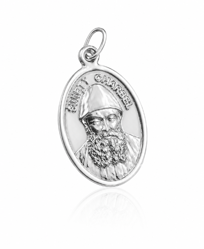 Medalik srebrny Święty Charbel M506-1
