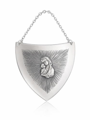 Ryngraf ze srebra Maryja z dzieciątkiem