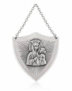 Ryngraf srebrny Matka Boża Częstochowska