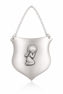 Ryngraf srebrny z Aniołem Stróżem