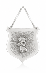 Ryngraf z Aniołem Stróżem, srebro 925