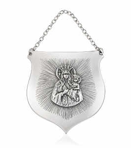 Ryngraf ze srebra - Matka Boska Częstochowska