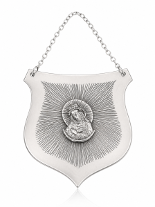 Ryngraf ze srebra pr. 925 - Matka Boża Ostrobramska