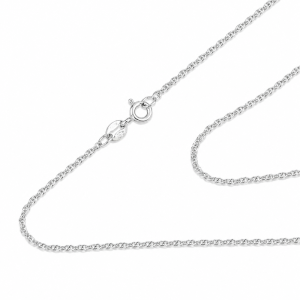 Łańcuszek ze srebra 0,35 podwójny ankier 2A 40-50 cm