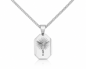 Medalik ze srebra Jezus z łańcuszkiem / Z3