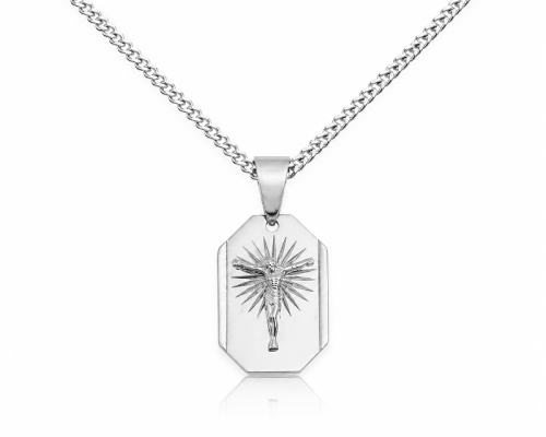 Medalik ze srebra Jezus z łańcuszkiem / Z3-1