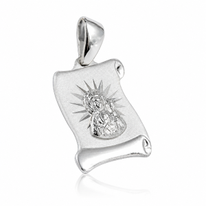 Medalik: Matka Boża Częstochowska z dzieciątkiem MD040