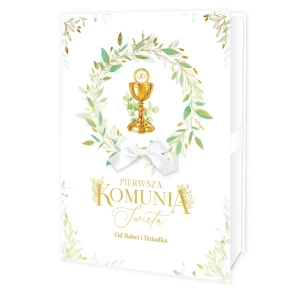 Książeczka w pudełku Komunia -  od Babci i Dziadka