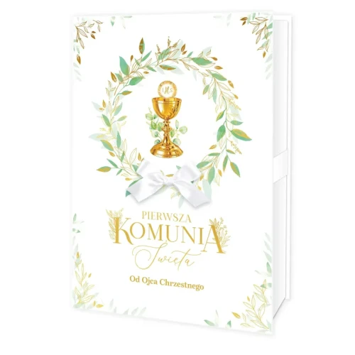 Pudełko od Ojca Chrzestnego - pamiątka Pierwszej Komunii Świętej-1