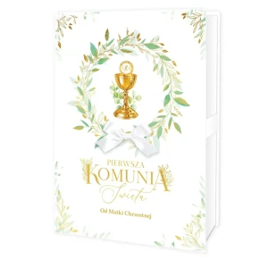 Pudełko od Matki Chrzestnej - Pamiątka Pierwszej Komunii świętej 