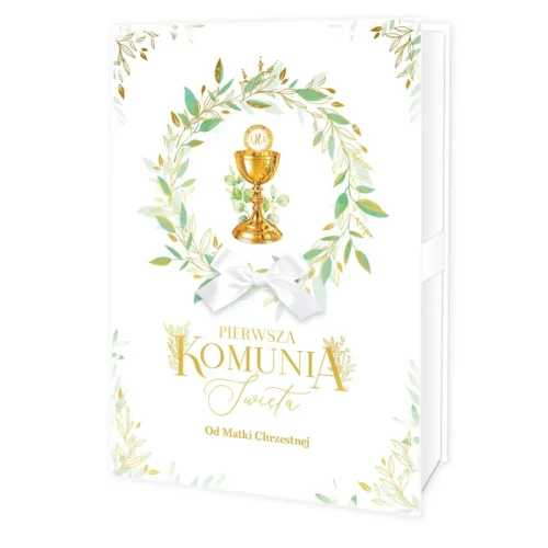 Pudełko od Matki Chrzestnej - Pamiątka Pierwszej Komunii świętej-1