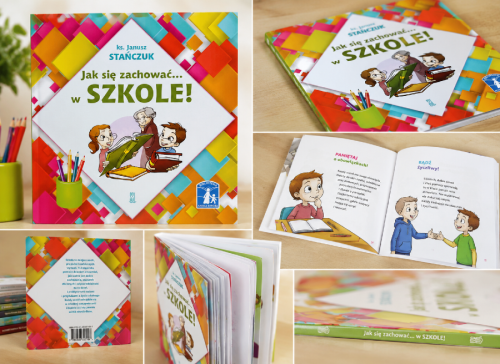 Jak się zachować… w szkole! Przeczytaj i pomaluj.