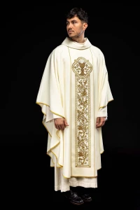 Ornat eucharystyczny ecru